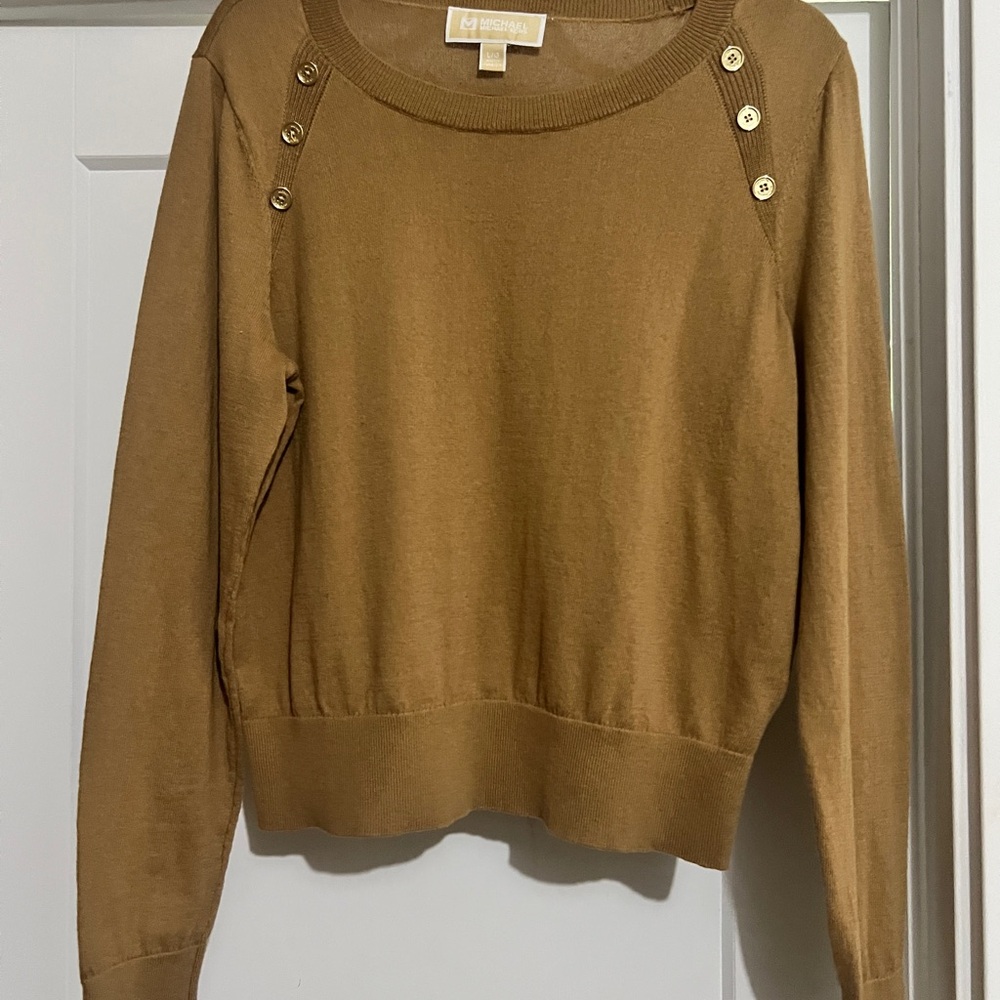 Michael Kors Women's Brown Crew Neck Sweater